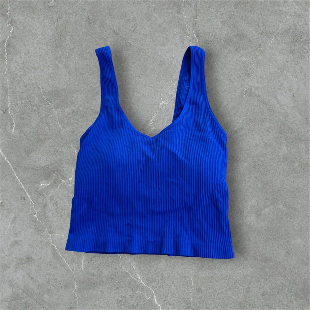 AS Revival Blue Ribbed Women’s Top
